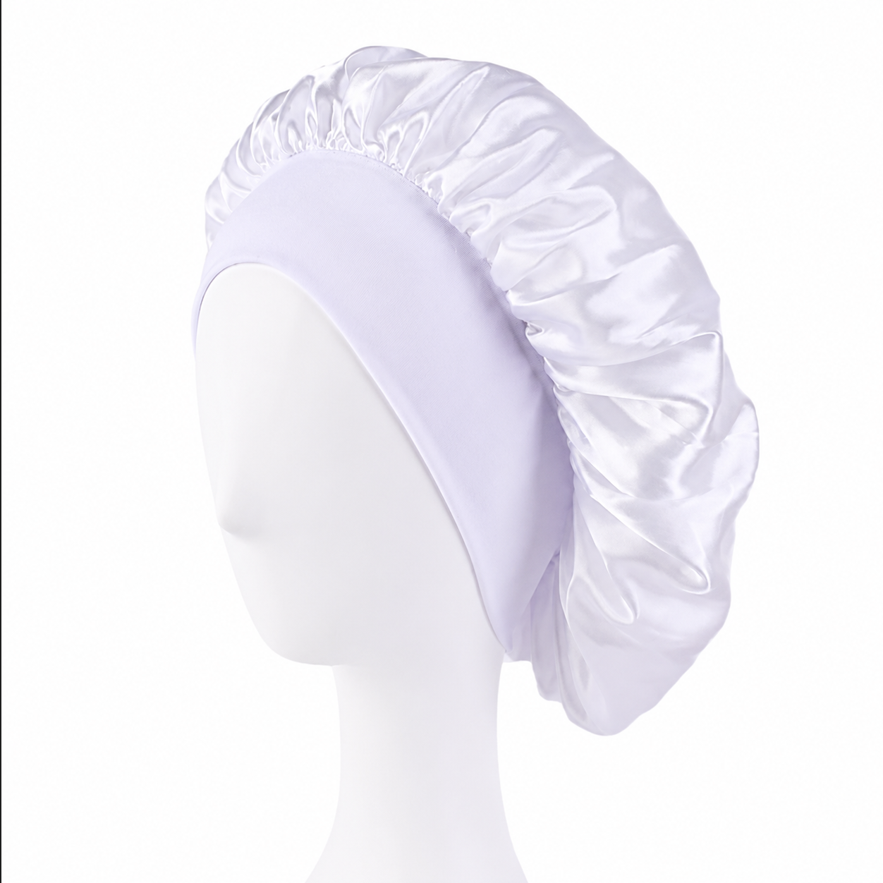 Satin Sleep Bonnet for All Hair Types – Curly, Braided & Natural Hair Night Cap