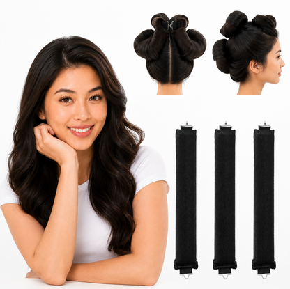 Heatless Curling Rod Set – Beautiful Overnight Curls Without Heat Damage