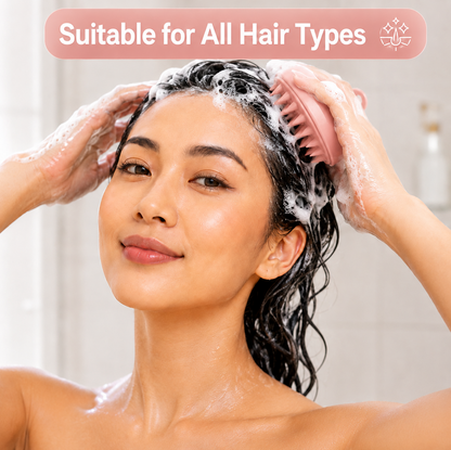 Premium Silicone Scalp Massager – Deep Cleanse, Soothe & Refresh